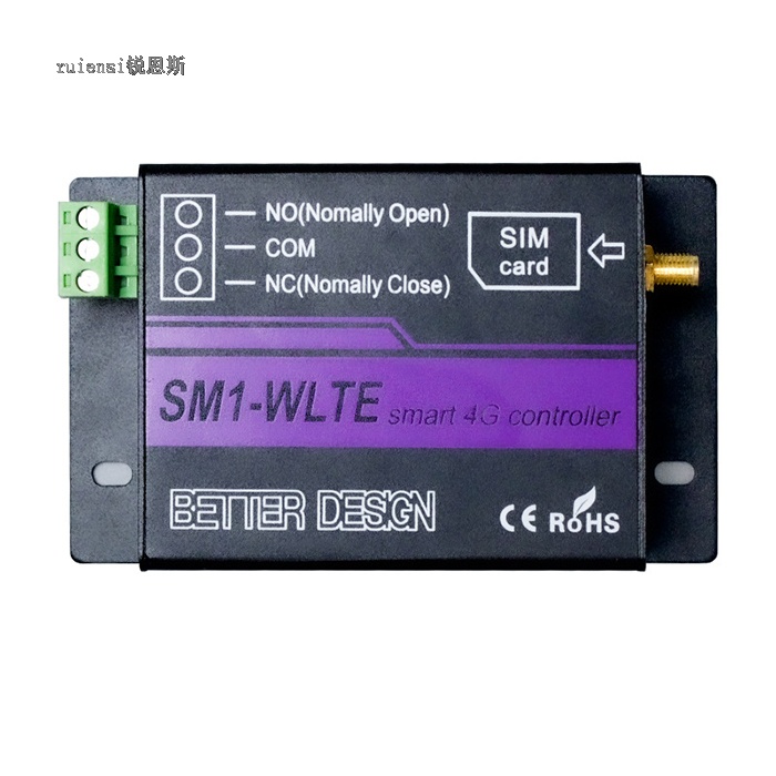 SM1-WLTE-EU Foreign Trade 4G Single-Channel Smart Controller APP Mobile Phone Computer Remote SMS Phone Timing