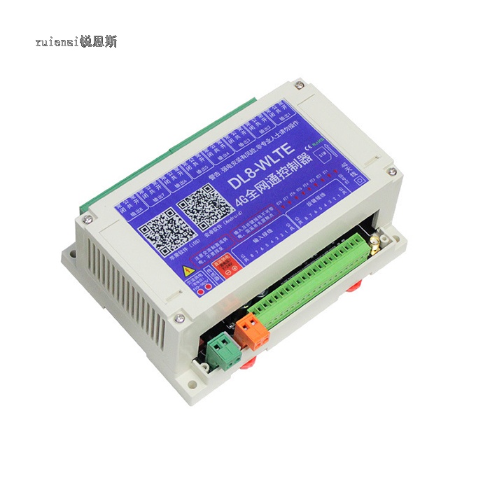 Eight-Channel 380V Power Supply 4G Remote Controller with Sensor Video Monitoring Multiple PC Combination Centralized Control Wide Voltage Range