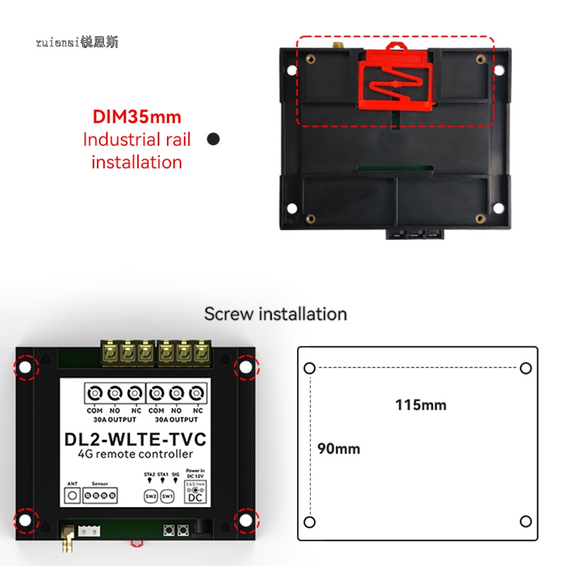 DL2-WLTE-T/TVC 4G 30A controller