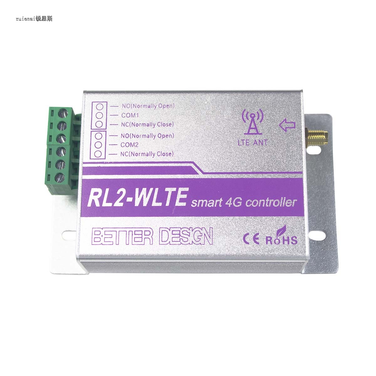 2-Channel 4G Relay Switch RL2-WLTE-EU/EC APP Remote Control for Lights, Curtains, Garage Doors, Water