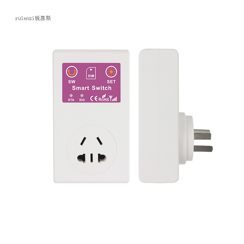 Non-WiFi Data Usage Socket Remote Control Light Smart Socket Computer Centralized Management with Temperature Sensor